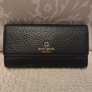 Kate Spade Wallet (black, 6in)